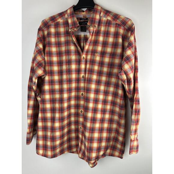 Ariat Pro Series Button Down Shirt LS Classic Stripe Western Cowboy Mens Size XL - Picture 4 of 8